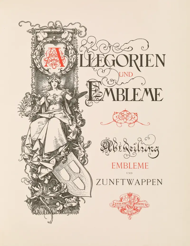 Allegorien und Embleme Vol. II Pl.000 av Albert Ilg