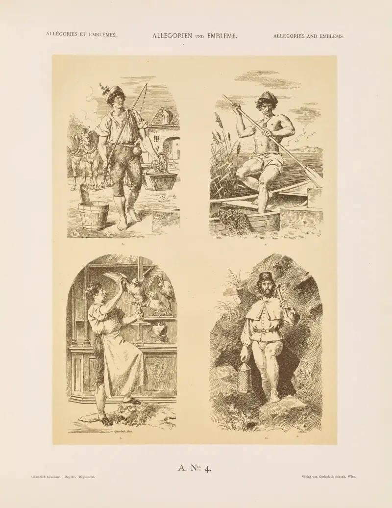 Allegorien und Embleme Vol. II Pl.004 av Albert Ilg