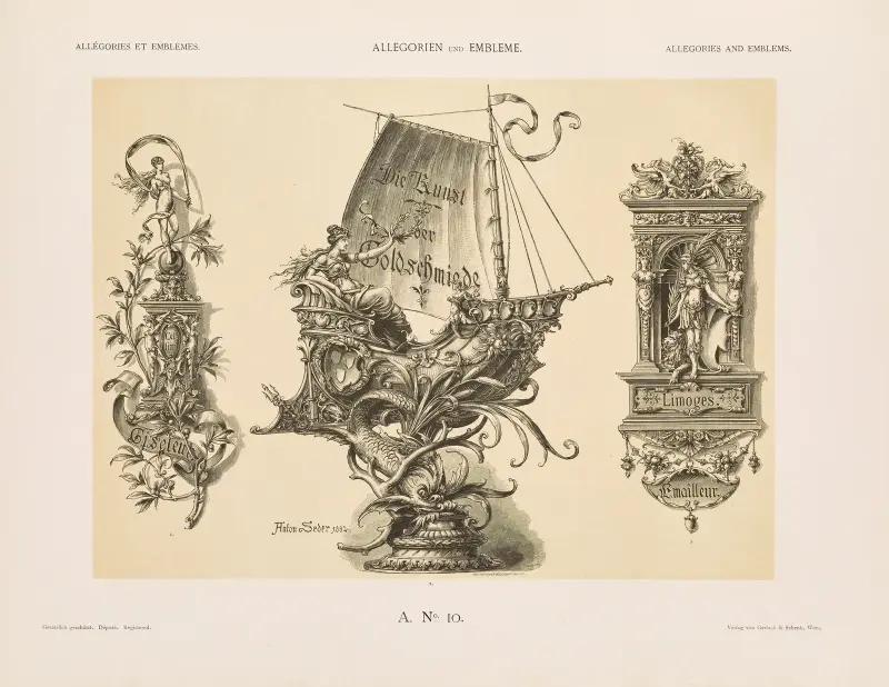 Allegorien und Embleme Vol. II Pl.011 av Albert Ilg