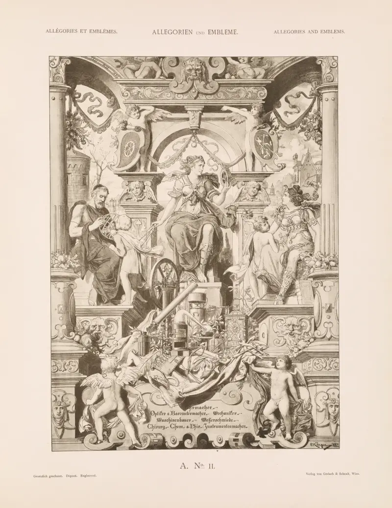Allegorien und Embleme Vol. II Pl.012 av Albert Ilg