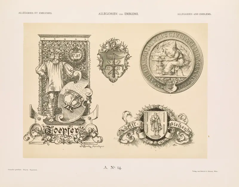 Allegorien und Embleme Vol. II Pl.015 av Albert Ilg