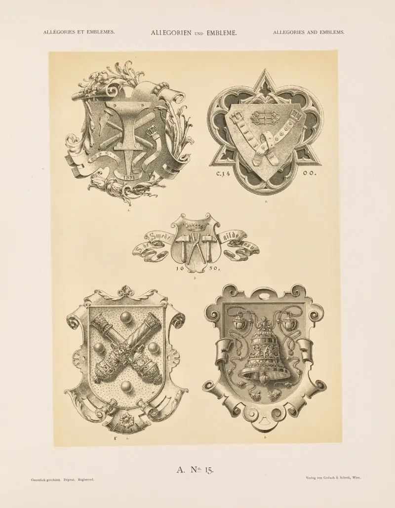 Allegorien und Embleme Vol. II Pl.016 av Albert Ilg