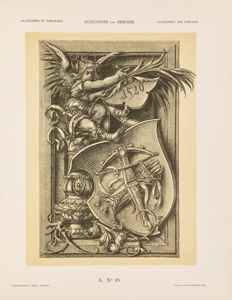 Allegorien und Embleme Vol. II Pl.017 av Albert Ilg