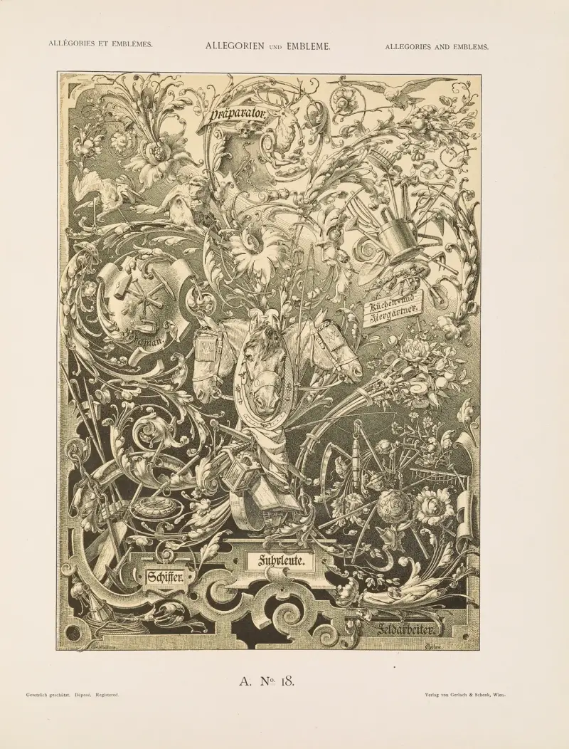 Allegorien und Embleme Vol. II Pl.019 av Albert Ilg
