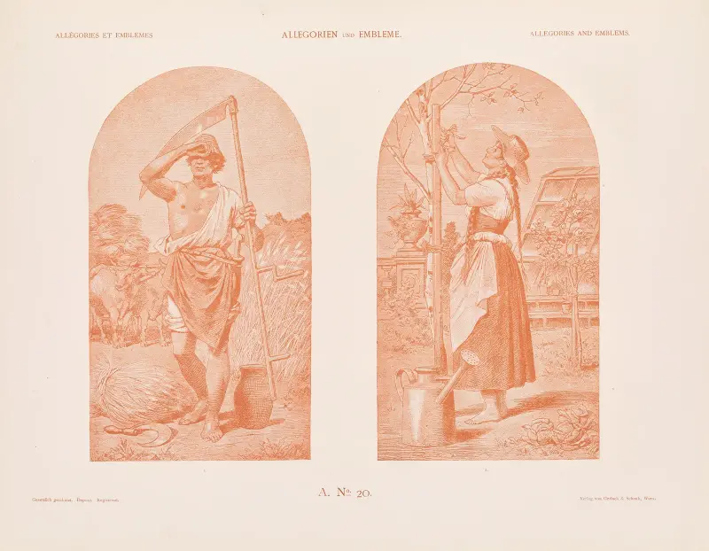 Allegorien und Embleme Vol. II Pl.021 av Albert Ilg