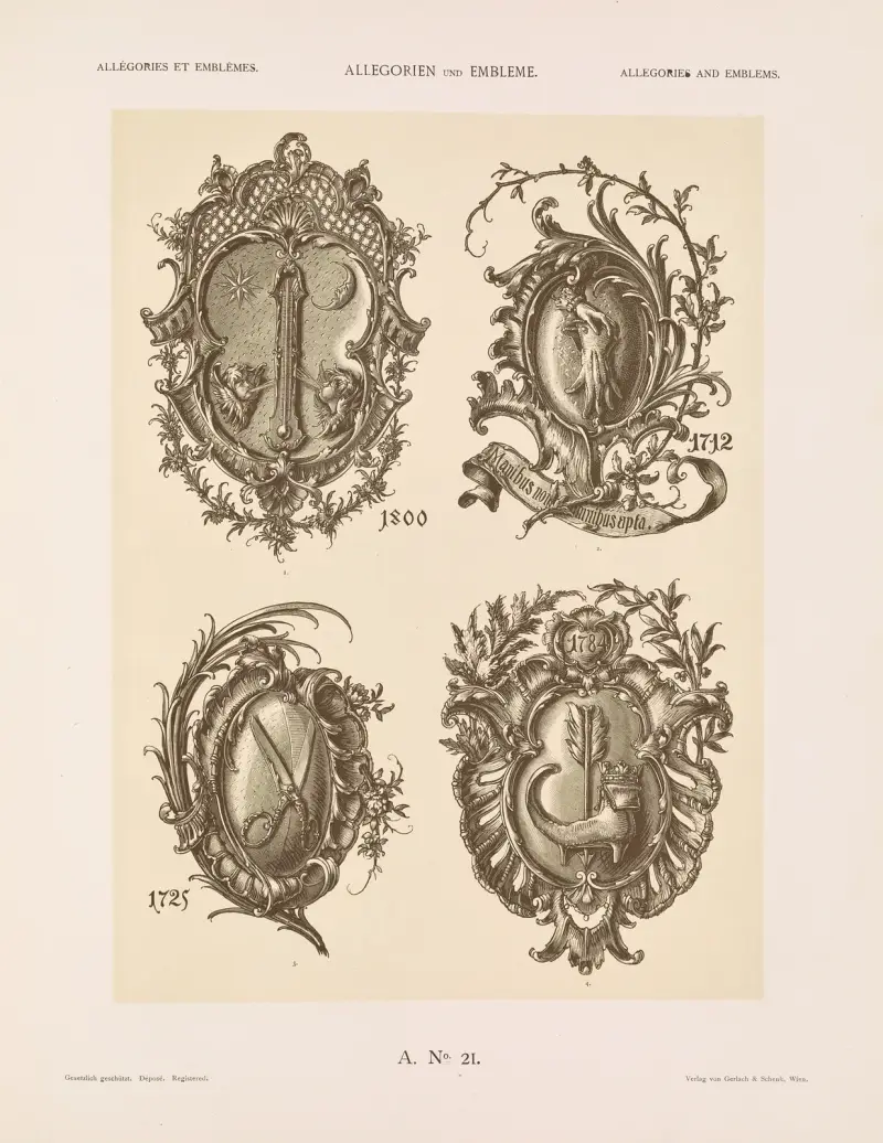 Allegorien und Embleme Vol. II Pl.022 av Albert Ilg