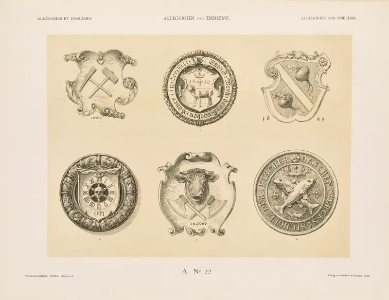 Allegorien und Embleme Vol. II Pl.023 av Albert Ilg