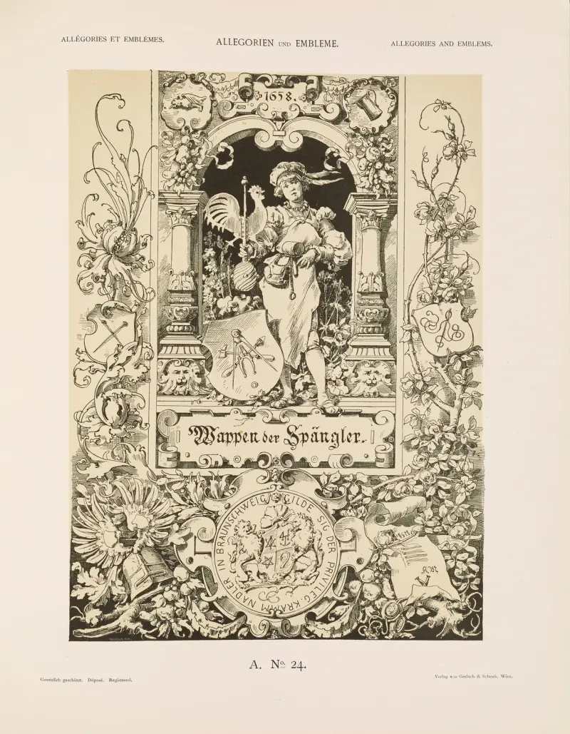 Allegorien und Embleme Vol. II Pl.026 av Albert Ilg