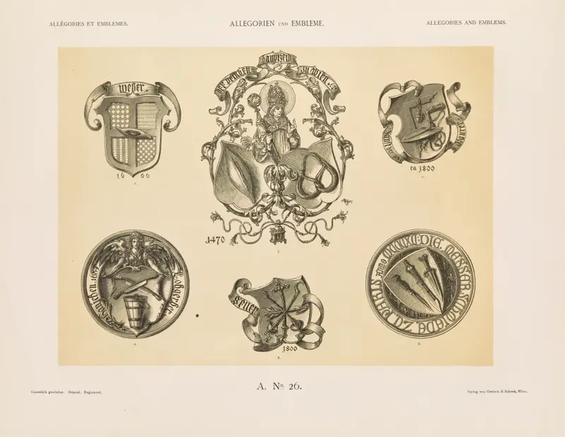 Allegorien und Embleme Vol. II Pl.028 av Albert Ilg