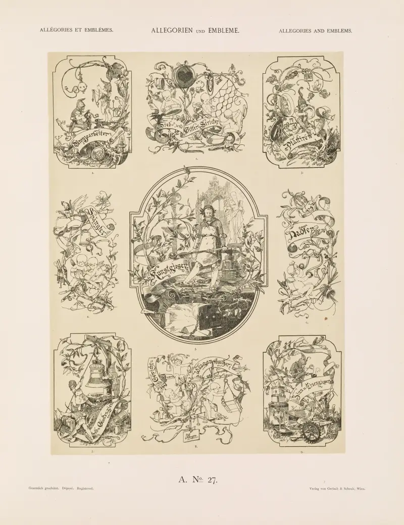 Allegorien und Embleme Vol. II Pl.029 av Albert Ilg