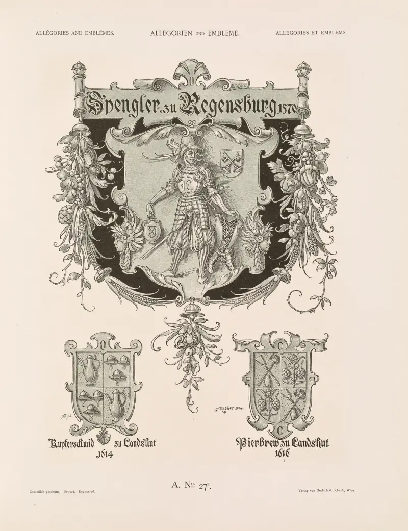Allegorier och emblem vol. II pl. 030 av Albert Ilg