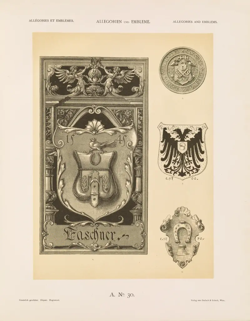 Allegorien und Embleme Vol. II Pl.034 av Albert Ilg