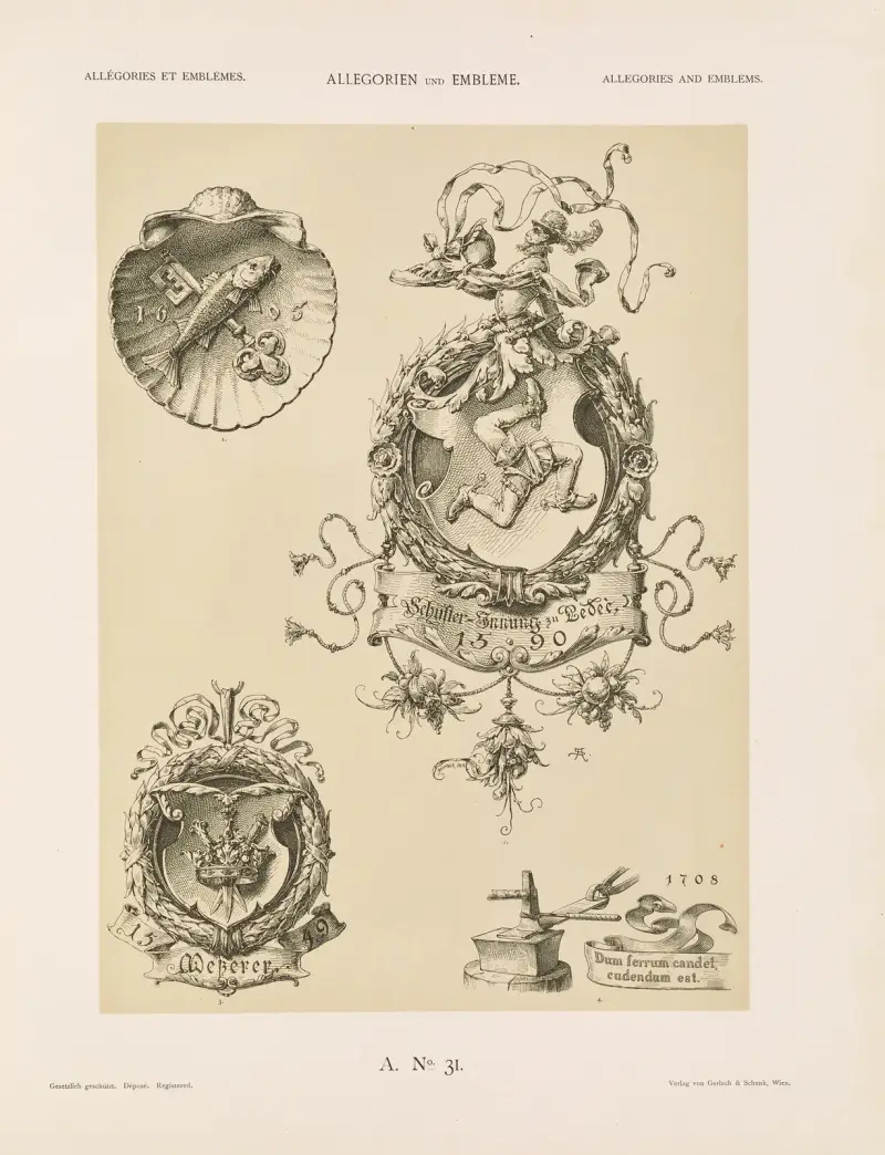 Allegorien und Embleme Vol. II Pl.035 av Albert Ilg
