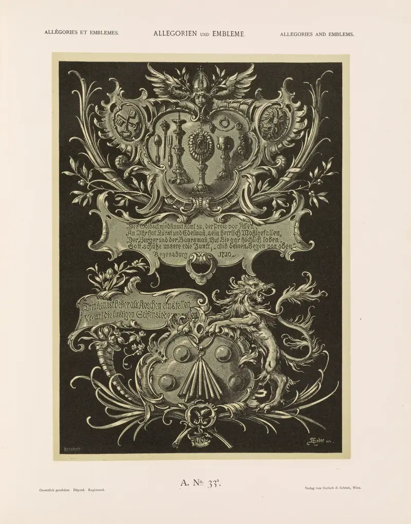 Allegorien und Embleme Vol. II Pl.038 av Albert Ilg