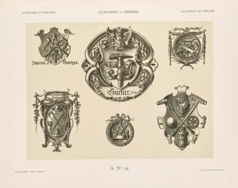 Allegorien und Embleme Vol. II Pl.039 av Albert Ilg