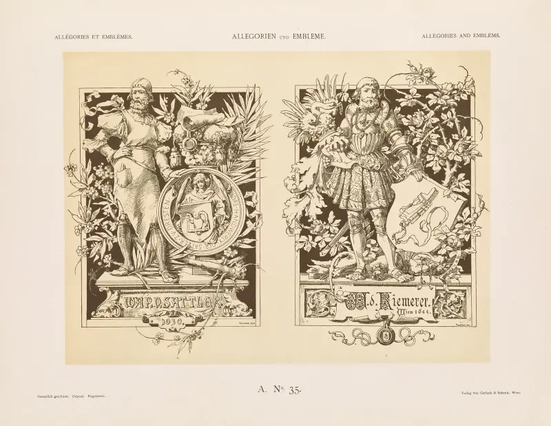 Allegorien und Embleme Vol. II Pl.040 av Albert Ilg