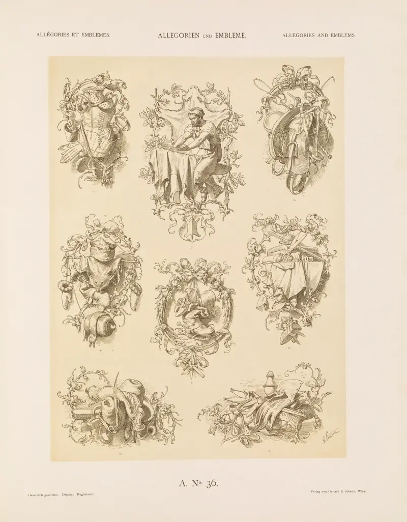 Allegorien und Embleme Vol. II Pl.041 av Albert Ilg