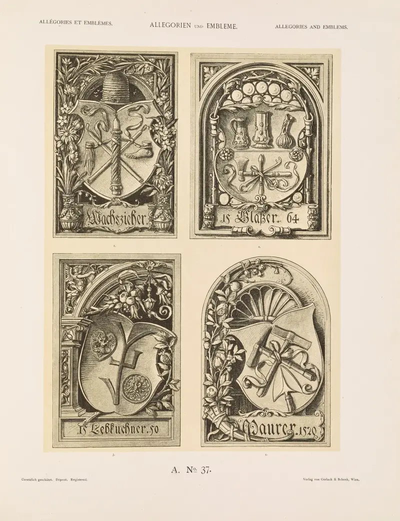 Allegorien und Embleme Vol. II Pl.042 av Albert Ilg