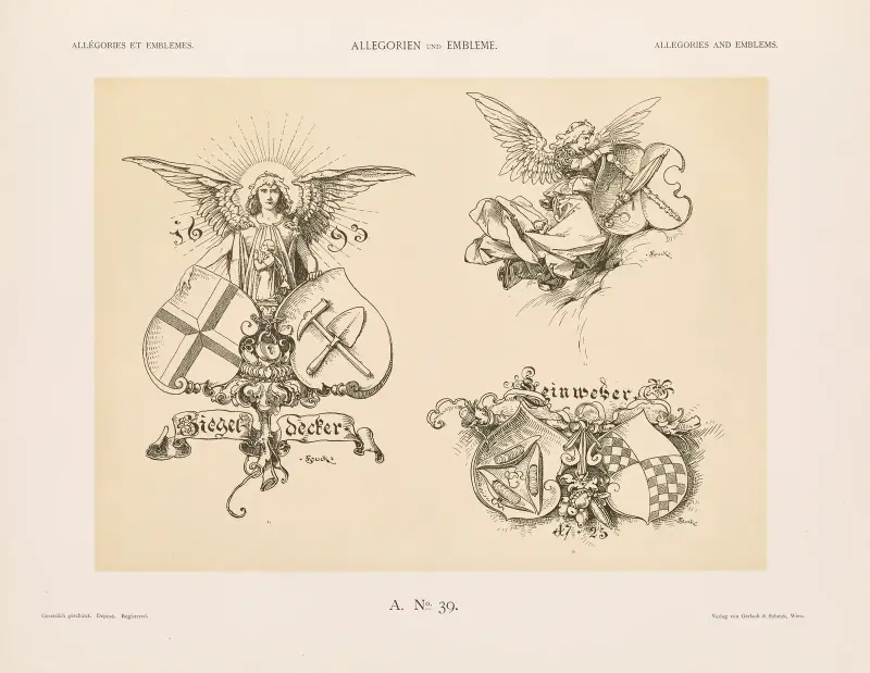 Allegorien und Embleme Vol. II Pl.045 av Albert Ilg