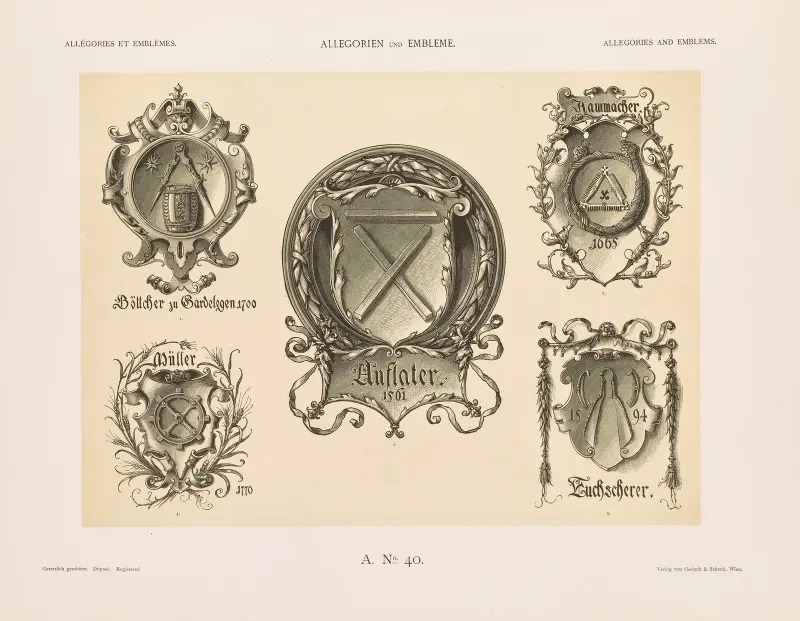 Allegorien und Embleme Vol. II Pl.046 av Albert Ilg