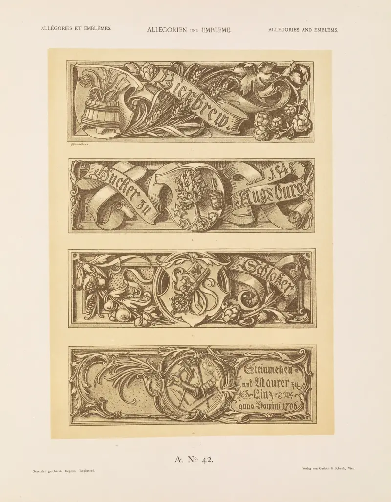 Allegorien und Embleme Vol. II Pl.048 av Albert Ilg