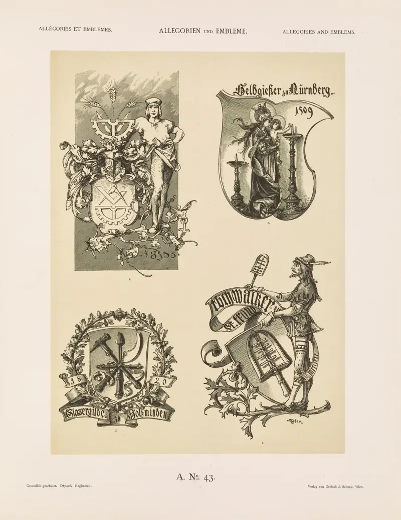 Allegorien und Embleme Vol. II Pl.049 av Albert Ilg