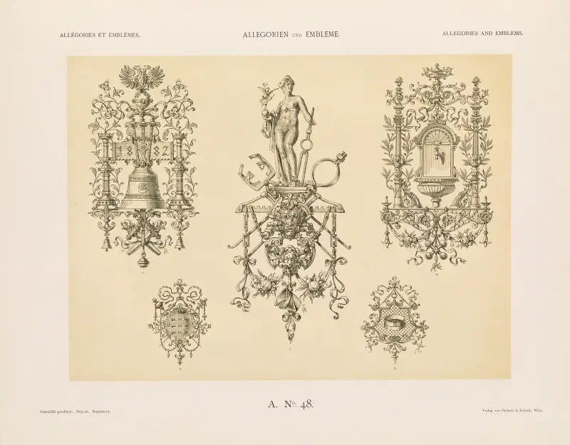 Allegorien und Embleme Vol. II Pl.054 av Albert Ilg
