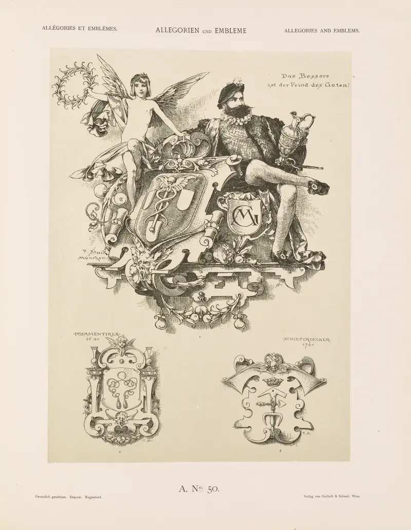 Allegorier och emblem vol. II pl. 056 av Albert Ilg