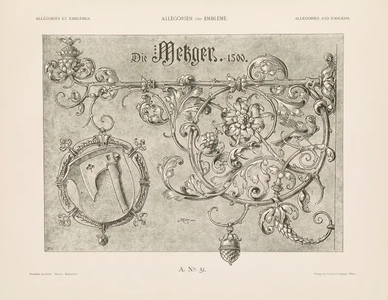 Allegorien und Embleme Vol. II Pl.057 av Albert Ilg