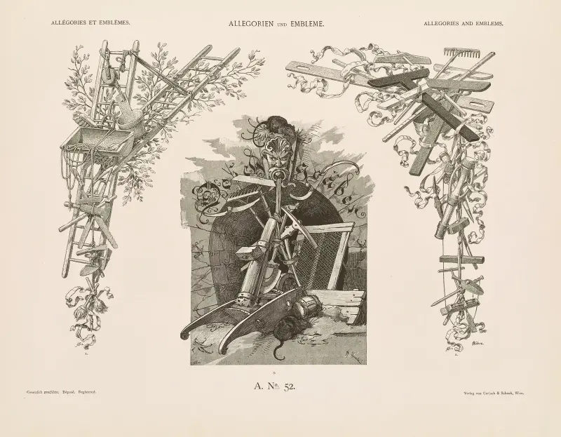 Allegorien und Embleme Vol. II Pl.058 av Albert Ilg