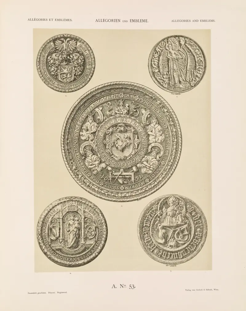 Allegorien und Embleme Vol. II Pl.060 av Albert Ilg