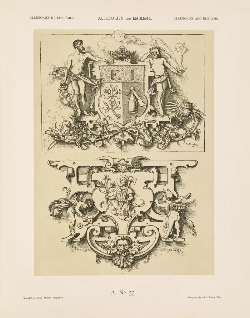 Allegorien und Embleme Vol. II Pl.063 av Albert Ilg