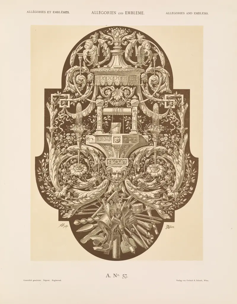 Allegorien und Embleme Vol. II Pl.065 av Albert Ilg