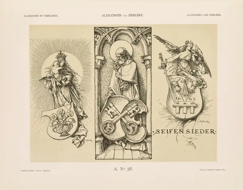 Allegorien und Embleme Vol. II Pl.066 av Albert Ilg