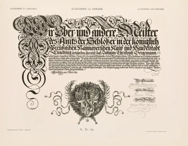 Allegorien und Embleme Vol. II Pl.069 av Albert Ilg