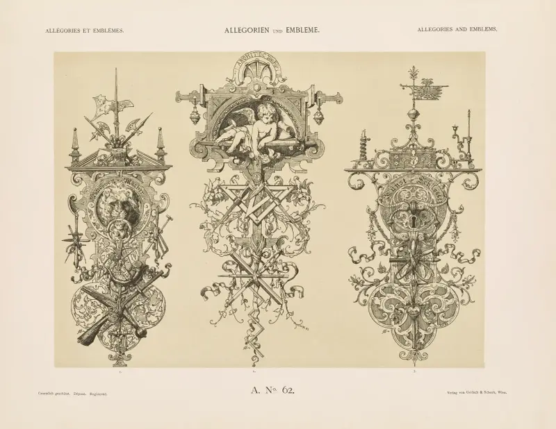 Allegorien und Embleme Vol. II Pl.070 av Albert Ilg