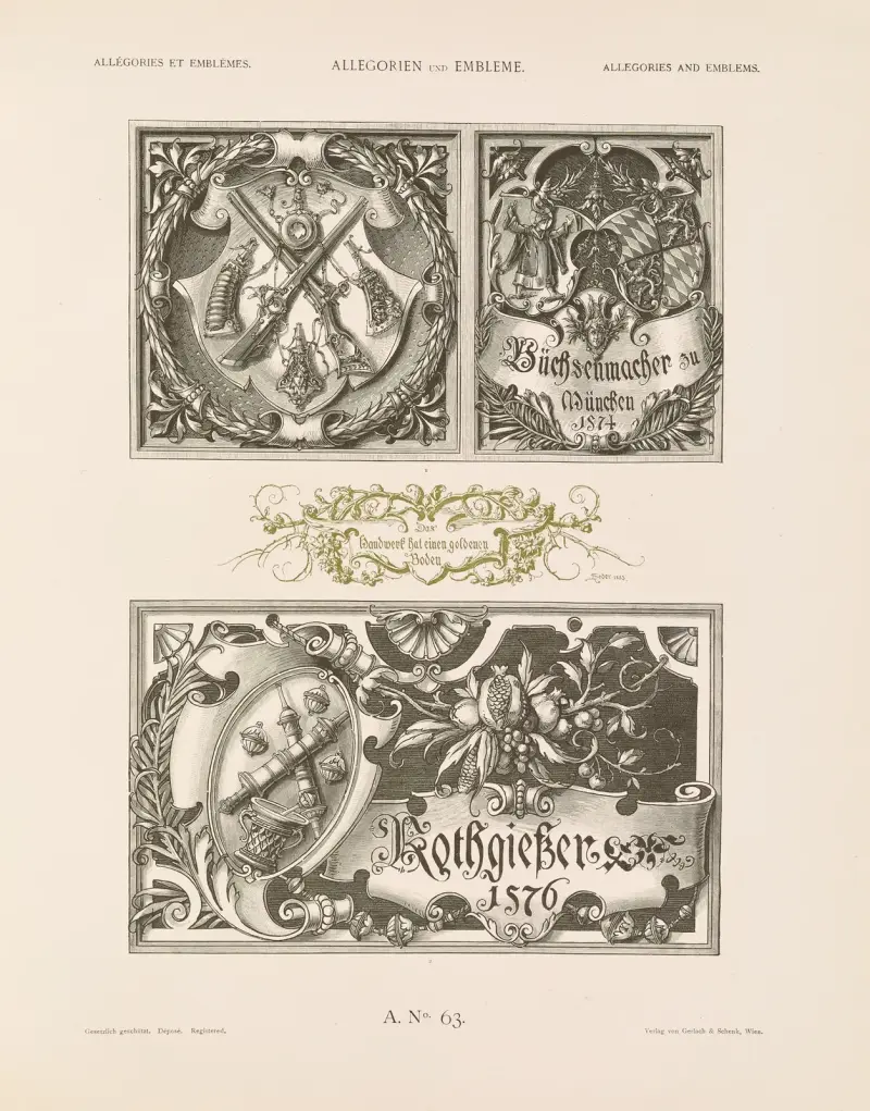 Allegorien und Embleme Vol. II Pl.072 av Albert Ilg