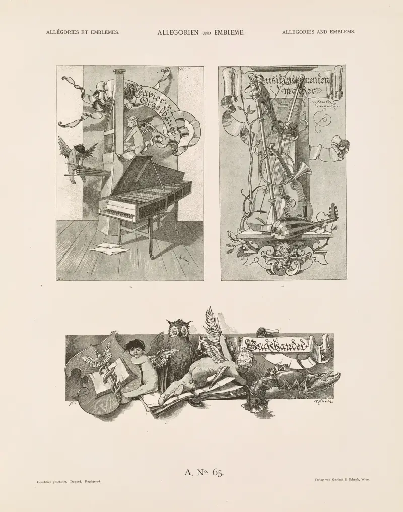 Allegorien und Embleme Vol. II Pl.074 av Albert Ilg
