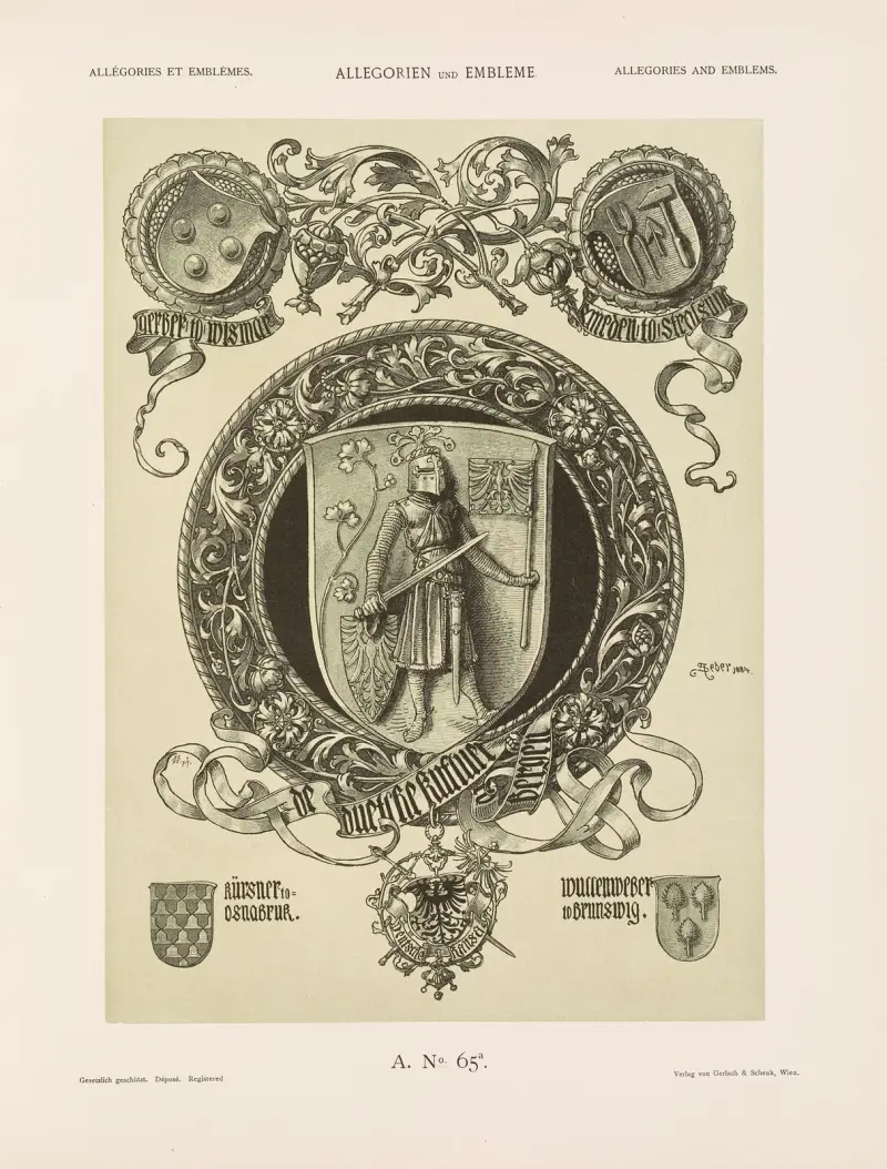 Allegorien und Embleme Vol. II Pl.075 av Albert Ilg