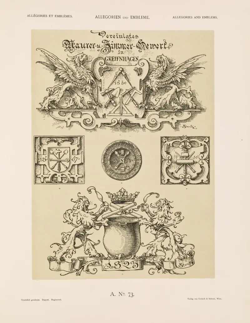 Allegorien und Embleme Vol. II Pl.083 av Albert Ilg