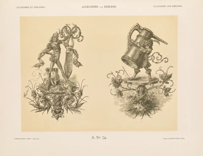 Allegorien und Embleme Vol. II Pl.084 av Albert Ilg