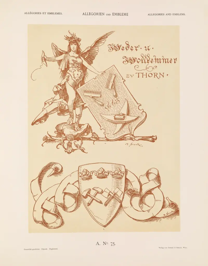 Allegorien und Embleme Vol. II Pl.085 av Albert Ilg