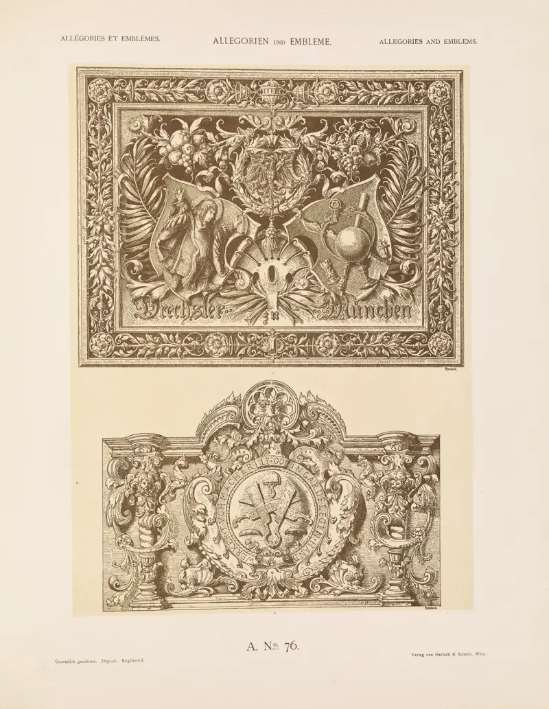Allegorien und Embleme Vol. II Pl.086 av Albert Ilg