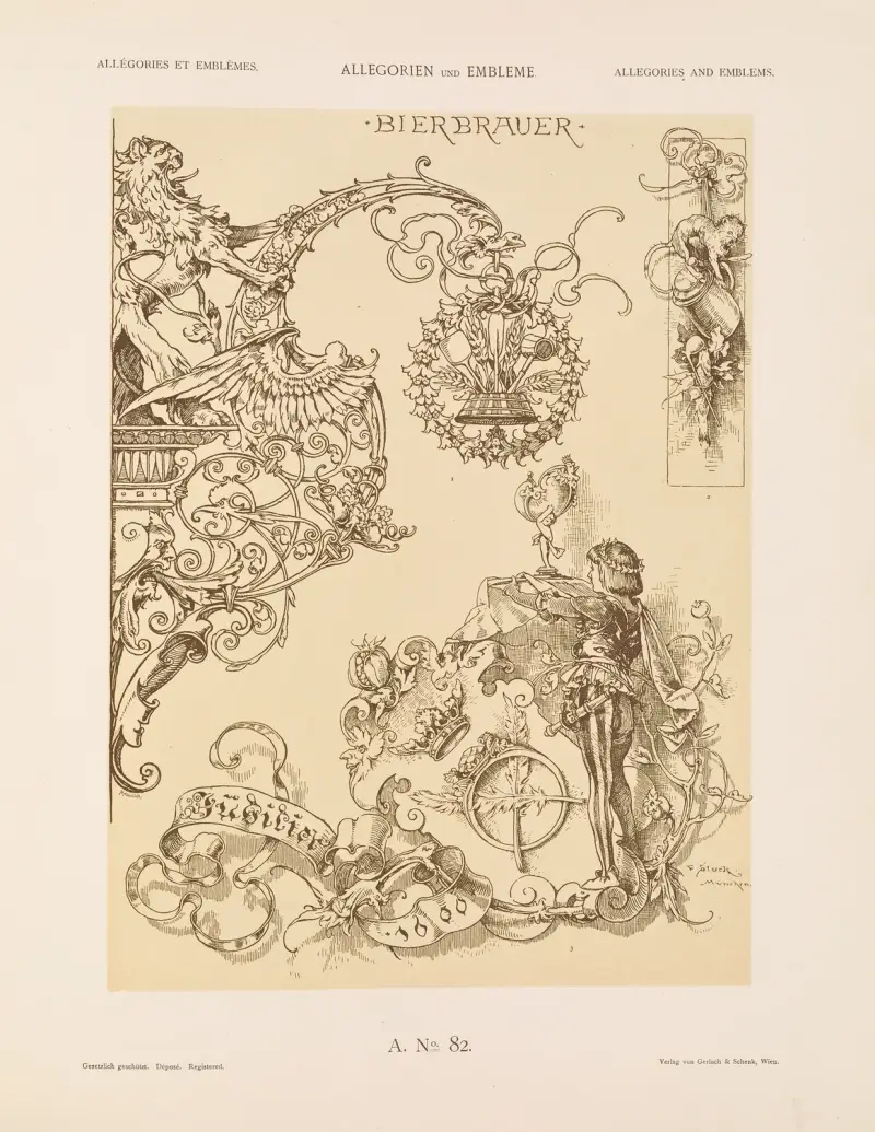 Allegorien und Embleme Vol. II Pl.092 av Albert Ilg