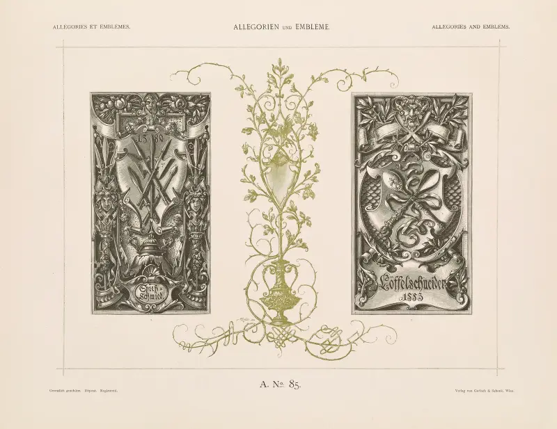 Allegorien und Embleme Vol. II Pl.095 av Albert Ilg