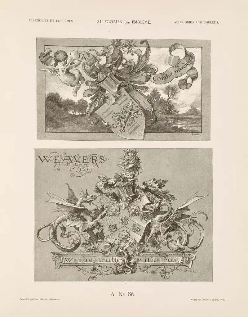 Allegorien und Embleme Vol. II Pl.096 av Albert Ilg