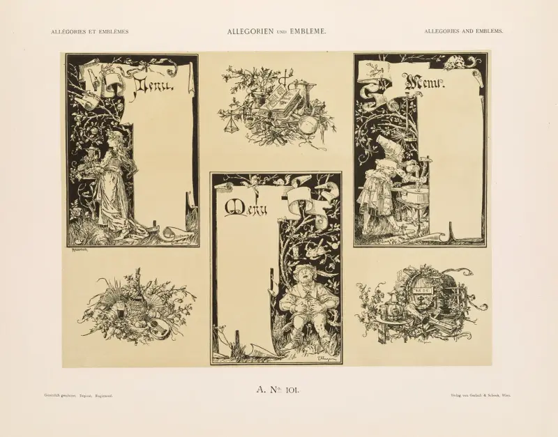 Allegorien und Embleme Vol. II Pl.111 av Albert Ilg