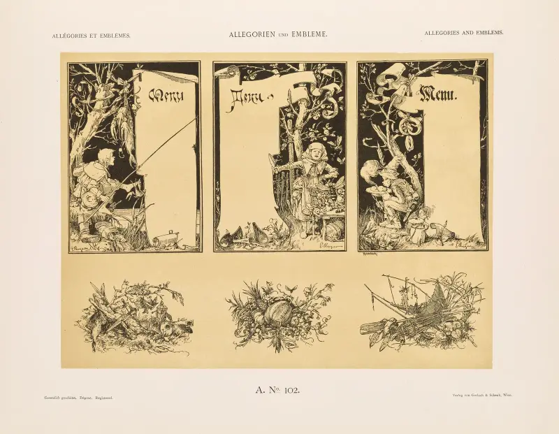 Allegorien und Embleme Vol. II Pl.112 av Albert Ilg