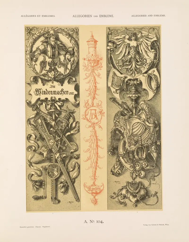 Allegorien und Embleme Vol. II Pl.114 av Albert Ilg