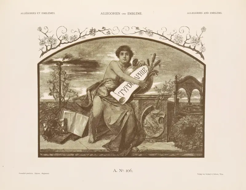 Allegorien und Embleme Vol. II Pl.116 av Albert Ilg